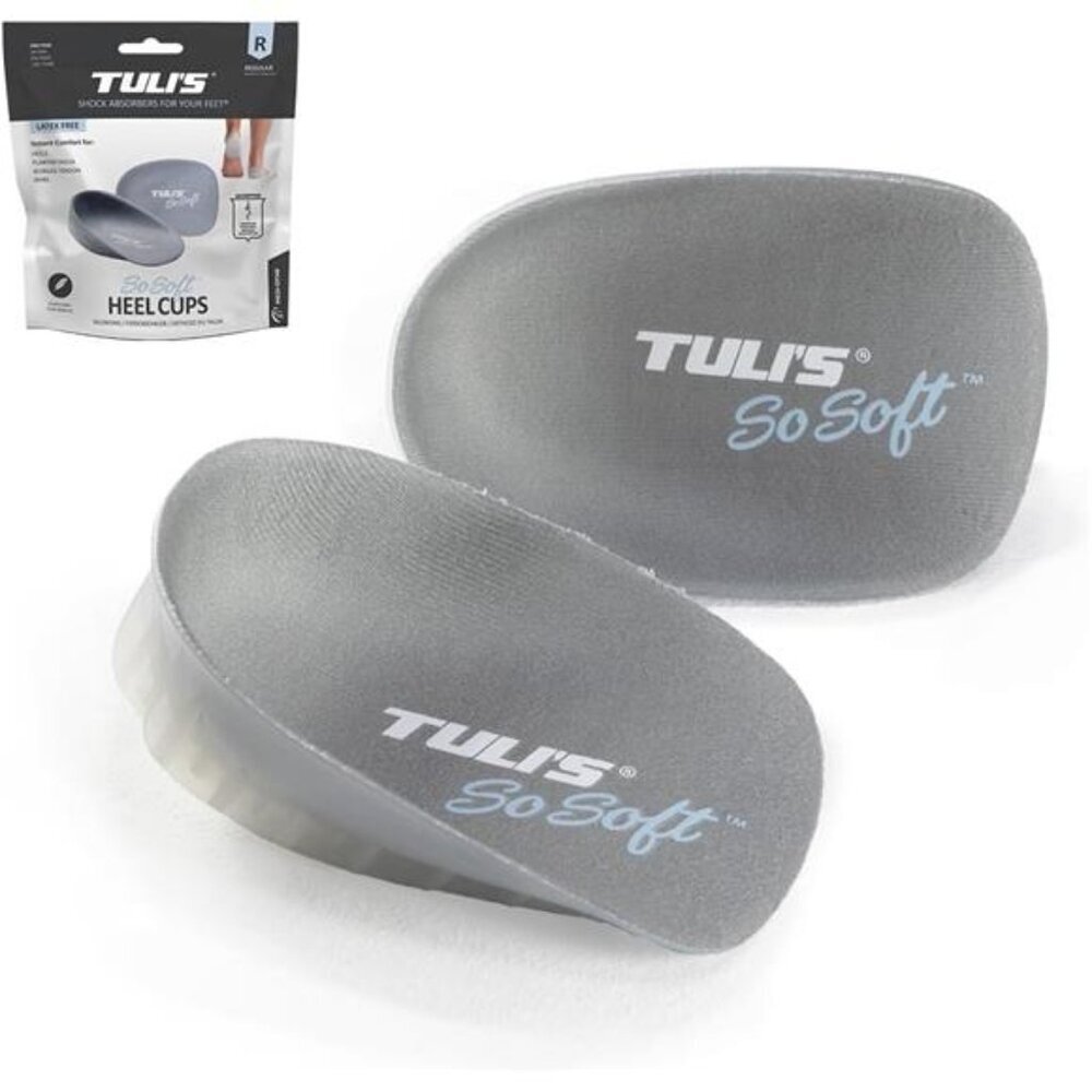 Heavy Duty Gel Heel Cups, Relief for Plantar Fasciitis, Heel Pain